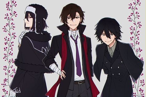 Bungou Stray Dogs Wallpaper, Edogawa Ranpo, Osamu Dazai, Bungou Stray Dogs Characters, Dazai Bungou Stray Dogs, Matching Wallpaper, Dog Wallpaper, Dazai Osamu, Bongou Stray Dogs