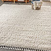 Check this out at Amazon Rug Cream, Shag Rugs, Solid Area Rugs, Clean Bedroom, Cream Rug, Bohemian Area Rugs, Shag Area Rug, Living Room Area Rugs, Nursery Rugs