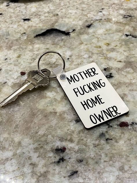 Keychain House, Funny Housewarming Gift, Homeowner Gift, Real Estate Gifts, First Home Gifts, New Homeowner Gift, Moving Gifts, Acrylic Keychains, Housewarming Party