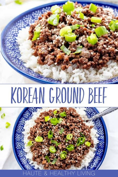 Koreans are dead serious with their ground beef! If you want to indulge in a good Asian meal, try this gluten-free and dairy-free recipe for Korean Ground Beef. Click to learn it! Healthy Korean Beef, Gluten Free Ground Beef Recipes, Korean Beef Recipes, Korean Ground Beef, Ground Beef Recipe, Healthy Beef Recipes, Dairy Free Dinner, Healthy Beef, Dinner With Ground Beef