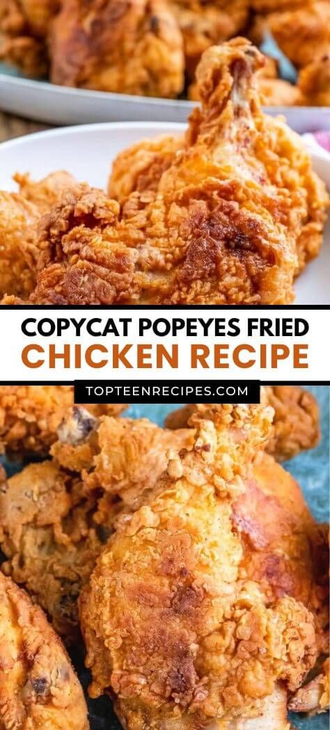 Copycat Popeyes Fried Chicken Recipe - Top Recipes Fried Chicken Soup Recipes, Popeyes Recipes, Popeyes Fried Chicken Recipe, Popeyes Fried Chicken, Fried Chicken Ingredients, Cooking Desserts, The Best Fried Chicken, Air Fryer Fried Chicken, Popeyes Chicken