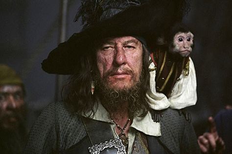 Captain Barbossa, Pirates Of Caribbean, Geoffrey Rush, Hector Barbossa, On Stranger Tides, Pirate Boots, Capuchin Monkey, Anakin Vader, Pirates Life