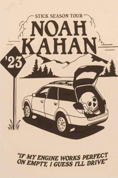 Noah Kahan Poster, Northern Attitude, Noah Kahan Stick Season, Stick Season, Seasons Posters, Noah Kahan, Bedroom Wall Collage, Music Poster Design, Dorm Posters