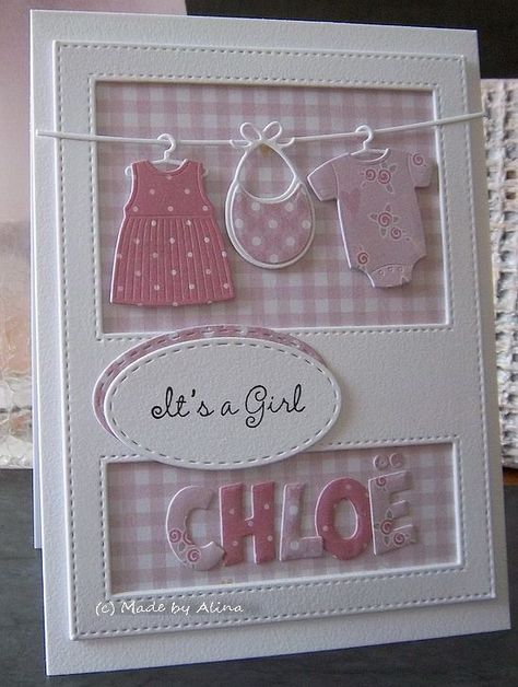 Idee Babyshower, Baby Cards Handmade, Welcome Card, Baby Shower Cards, New Baby Cards, Creative Cards, Stamping Up, Baby Cards