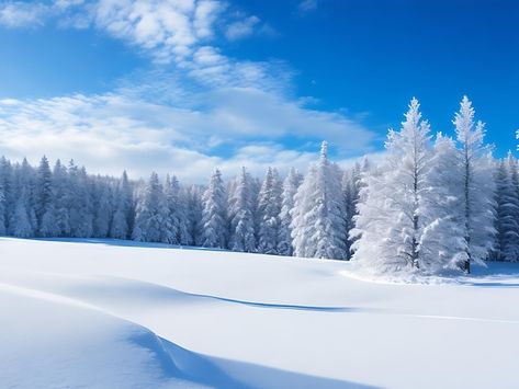 Une Colline Couverte De Neige Et Une Zon... | Premium Photo #Freepik #photo #foret-neige #paysage-hiver #paysage-neige #foret-hiver Premium Photo, Crayon, Collage, Pins