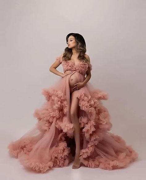 Prom Dress Photography, Maternity Prom Dresses, Vestidos Para Baby Shower, Maternity Gown Photography, Maternity Evening, Maternity Evening Dress, Dresses For Pregnant Women, Prom Dresses Elegant, Baby Shower Dresses