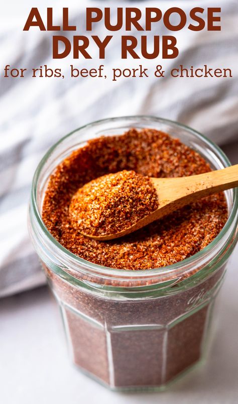 a jar of Kansas City Rub Coffee Meat Rub, Coffee Rub Steak, Steak Rubs For Grilling, Steak Seasoning Recipes, Coffee Steak Rub, Mopping Sauce, Grill Favorites, Coffee Rub Recipe, Rub For Chicken