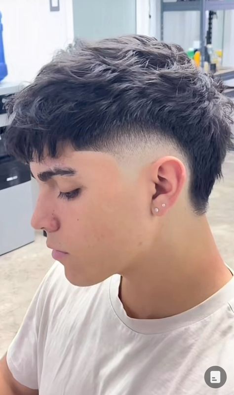 #menshair #barber #barbershop #barberlife #haircut #barbershopconnect #fade #hair #mensfashion #hairstyle #barbers #barbering  #hairstyles #style #barbersinctv #menstyle #barberworld #andis #skinfade #fashion #menshaircut #sharpfade #mensgrooming #haircutsformen Long Too Short Sides Men, Skinfade Men Haircuts, Textured Burst Fade, Burst Fade Mullet Mens, Bust Fade Mullet, Mid Taper Fade Haircut Straight Hair Boy, V Burst Fade, Shadow Fade Haircut Men, Haircut For Men Mullet