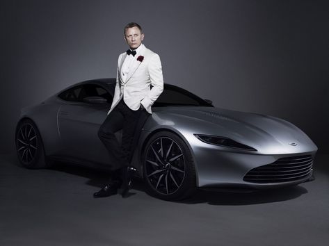 Daniel Craig 007 James Bond Aston Martin Car Photoshoot Wallpaper Aston Martin One 77, Aston Martin Db10, James Bond Spectre, Aston Martin Db6, James Bond Cars, Aston Martin Rapide, New James Bond, New Aston Martin, James Bond Style