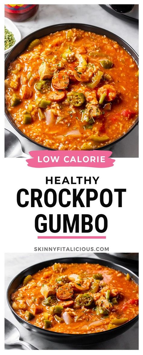 Low Cholesterol Crockpot Recipes, Low Fiber Crockpot Recipes, Crockpot Chicken Gumbo Recipe, Clean Eating Gumbo Recipe, Healthy Gumbo Recipe Slow Cooker, Healthy Gumbo Recipe Low Carb, High Protein Gumbo, Low Calorie Gumbo, Healthy Crock Pot Recipes Low Calories