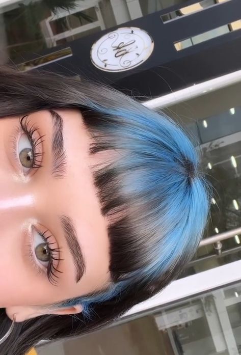 Ghost Roots, Periwinkle Hair, Blue Ghost, Dark Blue Hair, Black Hair Dye, Ball Hairstyles, Dyed Hair Inspiration, Alternative Hair, Dye My Hair