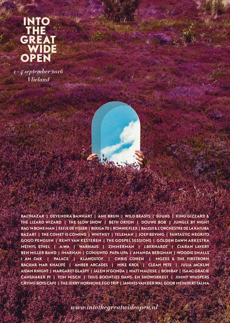 Final poster for 'Into The Great Wide Open Festival 2016' by From Form. (photography, mirror, graphic design, rene magritte) Mirrors Graphic Design, Mirror Graphic Design Poster, Form Graphic Design, Mirror Poster Design, Mirror Graphic Design, Reflection Graphic Design, Mirror Graphic, Artbook Design, Mirror Poster