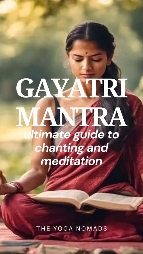 🕉 Unlock the transformative power of the Gayatri Mantra with this ultimate guide to chanting and meditation. 🙏 Discover the ancient Sanskrit mantra's profound meaning and learn how to incorporate it into your spiritual practice for inner peace and enlightenment. #GayatriMantra #Chanting #Meditation #SpiritualGuide #MantraMeditation #InnerPeace #Enlightenment #SanskritMantra #SpiritualAwakening #Mindfulness #DivineEnergy 🌟 Meditation Mantras Sanskrit, Mantras Sanskrit, Spiritual Aesthetics, Sun Deity, Rig Veda, Mantra Chanting, Chanting Meditation, Spiritual Aesthetic, Meditation For Health