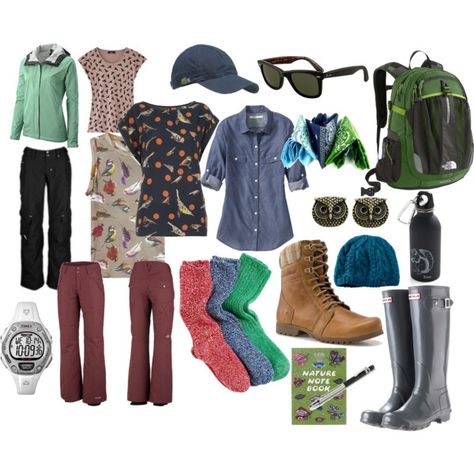 biologist, created by spiffyb on Polyvore Field Biologist Outfit, Biologist Outfit, Field Biologist, Field Work, Farm Ranch, Country Farm, Biology, Bags For Women, Designer Clothes