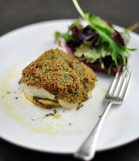 Pistachio Crusted Fish---gf breadcrumbs  or other alternative Pistachio Crusted Fish, Crusted Mahi Mahi, Crusted Fish, Baked Fish, Fish Fillet, Mahi Mahi, Dinner Dishes, Fish And Seafood, Nutrition Recipes