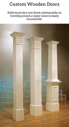 Porch Pillars, Column Ideas, House Columns, Front Porch Columns, Interior Columns, Porch Columns, Porch Posts, House Facade, Front Porch Design