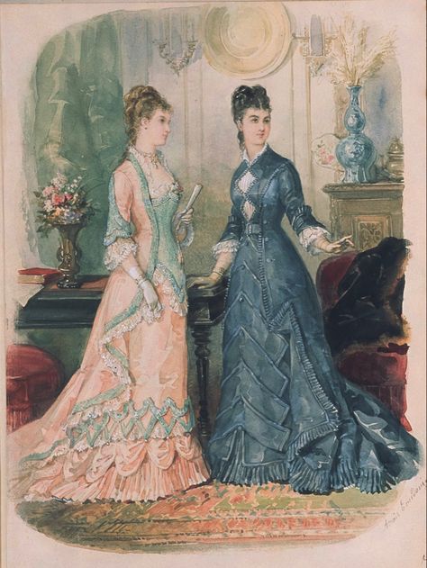 1870s Dress, 1870 Fashion, 1880 Fashion, 1870s Fashion, 1880s Fashion, 1800s Fashion, Fashion Forms, 19th Century Fashion, Fashion Gowns