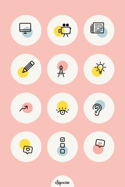 Icon Inspiration Design, Icon Sets Design, Graphic Icons Design, Flat Icon Design, Pictogram Design Graphics, Icon Styles Design, Pictograms Design, Idea Icons, Iconography Design