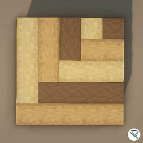 3 Block Doorway Minecraft, Minecraft Wall And Floor Ideas, Minecraft Stripped Wood Floor, Wood Flooring Ideas Minecraft, Wood Floor Patterns Minecraft, Minecraft Sun Pattern, Minecraft Interior Wall Design Ideas, Minecraft Block Palette Birch, Door Frame Minecraft