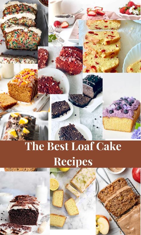 Easy and Best Loaf Cake Recipes - Bake with Sweetspot Unique Loaf Cake, Best Mini Loaf Recipes Christmas, Easy Dessert Loafs, Bread Pan Cake Recipes, Loaf Bread Recipes Desserts, Cakes In Loaf Pan, Cake Loaf Ideas, Mini Loaf Recipes Easy, Best Loaf Recipes