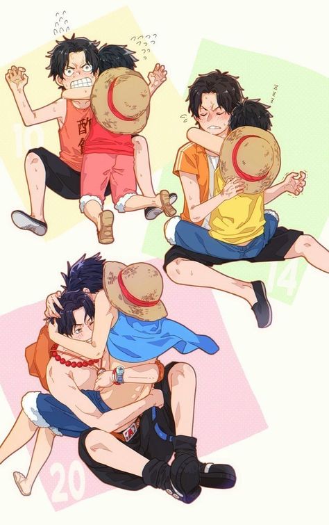 Luffy Outfits, Asl Brothers, Luffy Ace, Ace Sabo Luffy, رورونوا زورو, Ace And Luffy, One Piece Crew, One Piece Ace, One Piece Ship