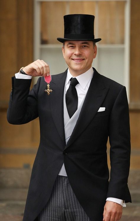 David Walliams, OBE London Palladium, Investiture Ceremony, David Walliams, David Williams, Little Britain, Mens Dress Outfits, Celebrity Friends, Britain Got Talent, Special Someone