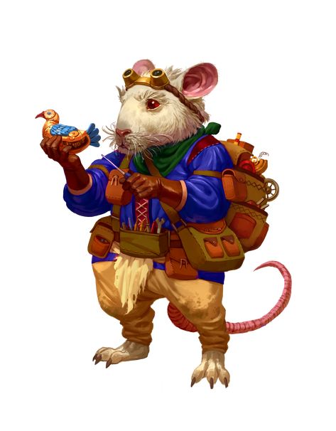 Ratfolk - Ancestries - Archives of Nethys: Pathfinder 2nd Edition Database Ratfolk Dnd, Dnd Ratfolk, Paizo Pathfinder, Mouse Guard, Pathfinder 2e, Pathfinder Rpg, Dieselpunk, Dnd Characters, Character Portraits