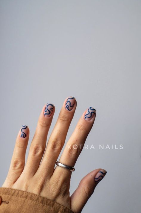 Minimalistic Short Nails Design, Minimalist Abstract Nails, Nail Salon Owner Aesthetic, Nail Designs For Natural Nails, Simple Natural Nail Designs, Men Nail Art, Men Nails, Man Nails, Minimal Nails Art