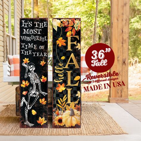 Faster shipping. Better service,Amazon,Tiktok,AliExpress,Shein Autumn Porch Signs Diy, Door Leaners, Porch Boards, Modern Farmhouse Entryway, Fall Pumpkin Sign, Halloween Porch Sign, Front Stoop, Porch Pumpkins, Rustic Modern Farmhouse