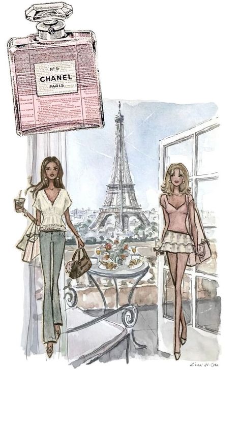 2000s Paris Aesthetic, Shoe Diva Aesthetic Art, Shoe Diva Art Style, Shoe Diva Aesthetic, Shoe Diva Art, Paris Girl Art, Diva Aesthetic, Paris Drawings, Paris Drawing