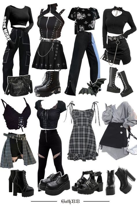 Gothic Pastel, Punk Cosplay, Clothing Grunge, Emo Clothes, Punk Style Outfits, E Girl Outfits, Grunge Clothing, Punk Clothing, Japan Street