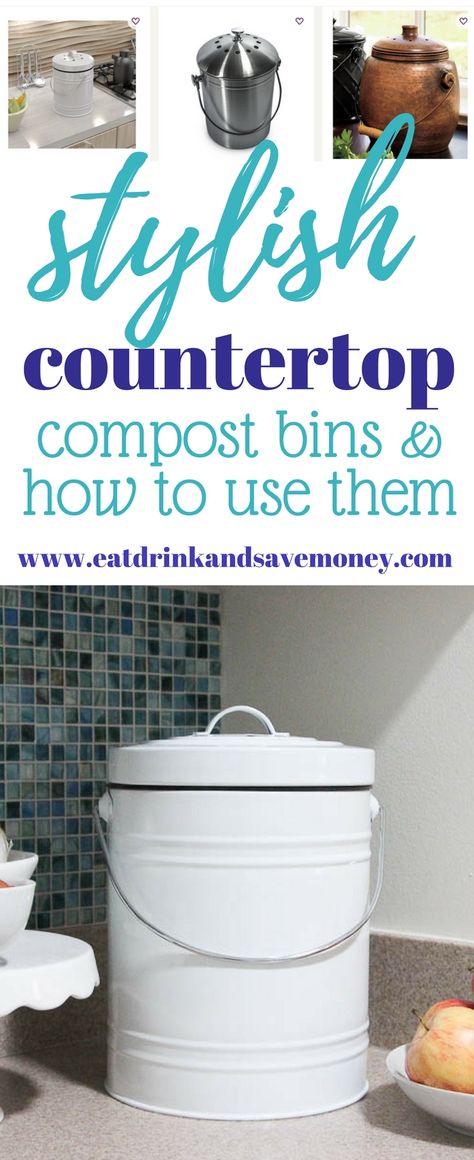 Compost Bin From Trash Can, Compost Kitchen Bin, Compost Bin Countertop, Compost Bin Kitchen Counter Tops, Kitchen Compost Bin Diy Counter Tops, Compost Bin For Kitchen, Compost Bin In Kitchen, Kitchen Counter Compost Bin, Counter Compost Bin Diy