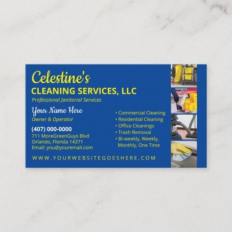 Card House, Photo Business Cards, Janitorial Services, Residential Cleaning, Cleaning Business Cards, Cleaning House, Cleaning Business, Clean Office, Commercial Cleaning