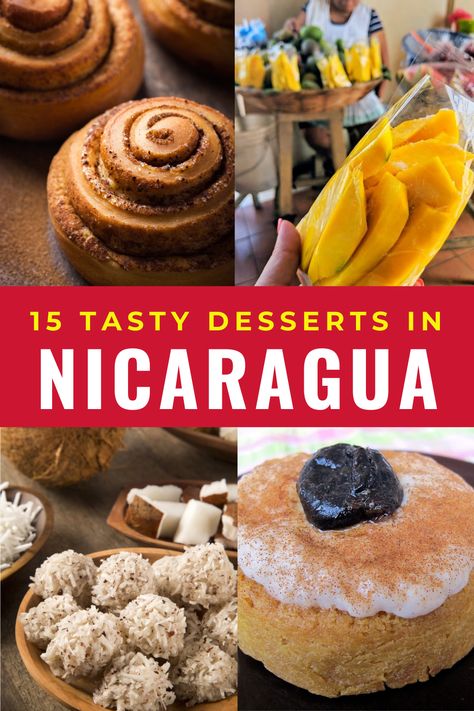 Nicaraguan Desserts, Travel Desserts, Nicaraguan Recipes, Guatemalan Desserts, America Dessert, Central American Food, Nicaraguan Food, Xmas Desserts, Nicaragua Travel