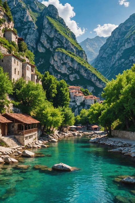 Uncover Hidden Gems in Albania That Most Tourists Miss! Albania Mountains, Albania Aesthetic, Albanian Alps, Visit Albania, Albania Travel, Cultural Traditions, Single Travel, Artificial Lake, Quiet Beach