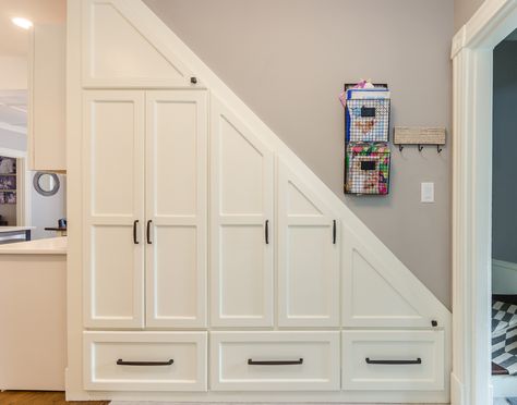 Built ins , understairs , storage on stairs, mudroom, stair nook Built In Cupboards Under Stairs, Built In Drawers Under Stairs, Drawers Built Into Stairs, Storage On Stairs, Cubbies Under Stairs, Under Stair Cubby, Staircase Drawers Built Ins, Mudroom Stairs, Stairs Mudroom