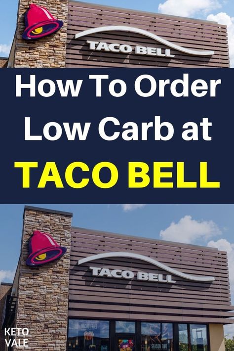 Low Carb Taco Bell, Keto Taco Bell, Diet Fast Food, Fast Food Low Carb, Keto Diet Fast Food, Taco Bells, Keto Fast Food Options, Healthy Fast Food Options, Keto Restaurant