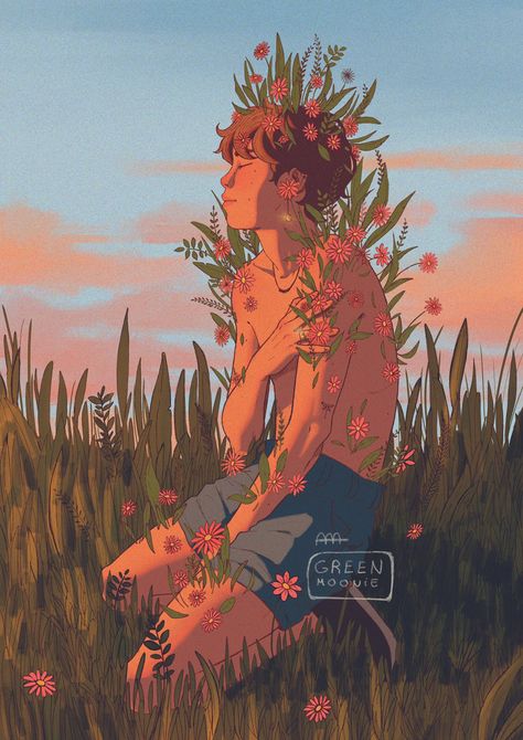 Summer Child, S Drawing, Flower Boy, Rm Namjoon, Rm Bts, My Skin, Pink Flowers, Bts, On Twitter