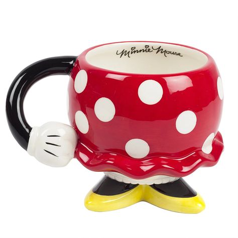 Minnie Mouse Gifts, Minnie Mouse Skirt, Minnie Mouse Red, Minnie Mouse Mug, Disney Coffee Mugs, Disney Cups, Disney Mugs, Disney Kitchen, Disney Gift