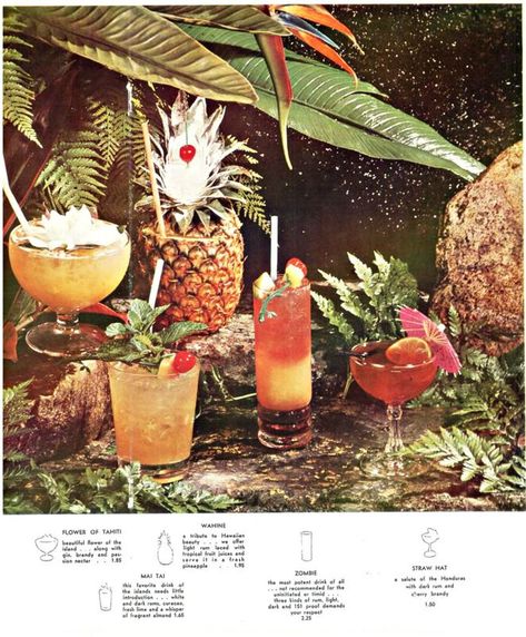 Tiki Bars, Vintage Tiki, Tropical Drink, Tiki Party, Summer Dream, Tiki Bar, Summer Photos, Vintage Ads, Summer Aesthetic