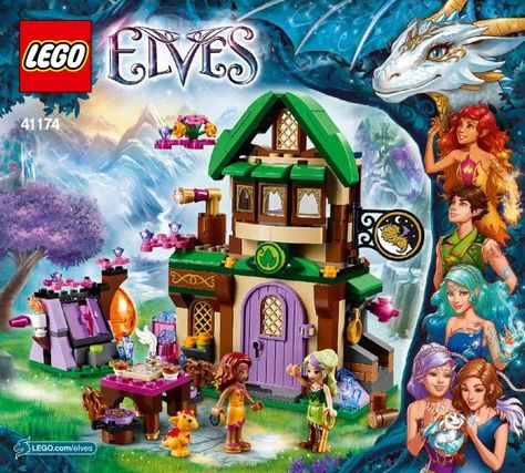 View LEGO instructions for The Starlight Inn set number 41174 to help you build these LEGO sets Lego Elves Dragons, Lego Elves Sets, Lego Elves, Construction Lego, Lego Gifts, Fairy Friends, Buy Lego, Dragon Egg, Construction Toys