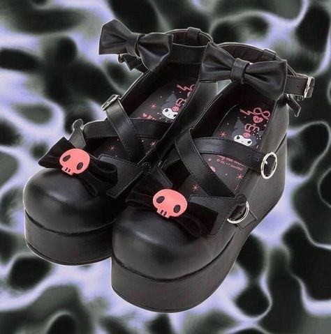 °<[ ○ free to download ○ ]>° Kuromi Shoes, Platform Shoes Outfit, Kuromi Outfit, Hello Kitty Shoes, Kitty Clothes, Dr Shoes, Kawaii Fashion Outfits, Hello Kitty Items, Hello Kitty Collection