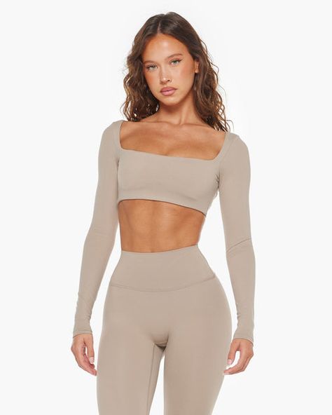 Long Sleeve Corset Top, Isabelle Mathers, Shop Boutique, Women's Activewear, Print Crop Tops, Long Sleeve Crop, Womens Activewear, Feminine Style, Low Cut