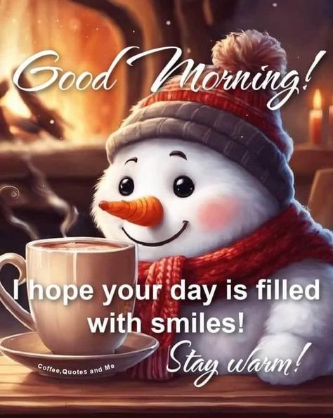 Good Morning Winter Images, Wednesday Morning Quotes, Nice Good Morning Images, Good Morning Animals, Good Morning Christmas, Good Morning Winter, Happy Day Quotes, Good Day Messages, Morning Memes