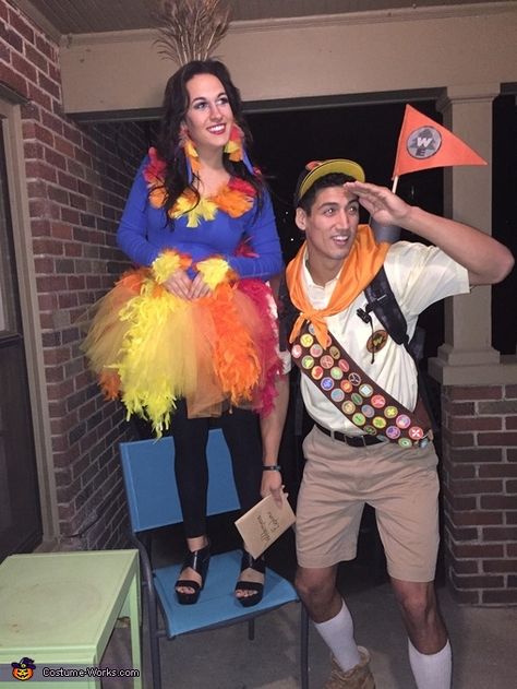 Family Costumes Disney, Russell Up Costume, Russell Costume, Disney Family Costumes, Disney Couple Costumes, Costumes For Teenage Girl, Easy College Halloween Costumes, Best Group Halloween Costumes, Popular Halloween Costumes