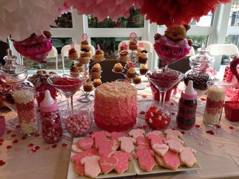 30+ Adorable Valentines Baby Shower Ideas that are Oh So Sweet | HubPages Valentines Gender Reveal, Valentine Baby Shower Invitations, Valentine Baby Shower, February Baby Showers, Creative Baby Shower Themes, Red Baby Shower, Babby Shower, Valentines Baby, February Baby