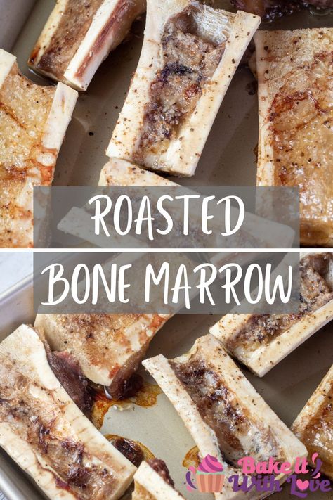 Bone Marrow Recipe Roasted, Bone Marrow Recipe, Marrow Recipes, Marrow Recipe, Beef Marrow Bones, Roasted Bone Marrow, Baked Roast, Rustic Bread, Dinner Dessert