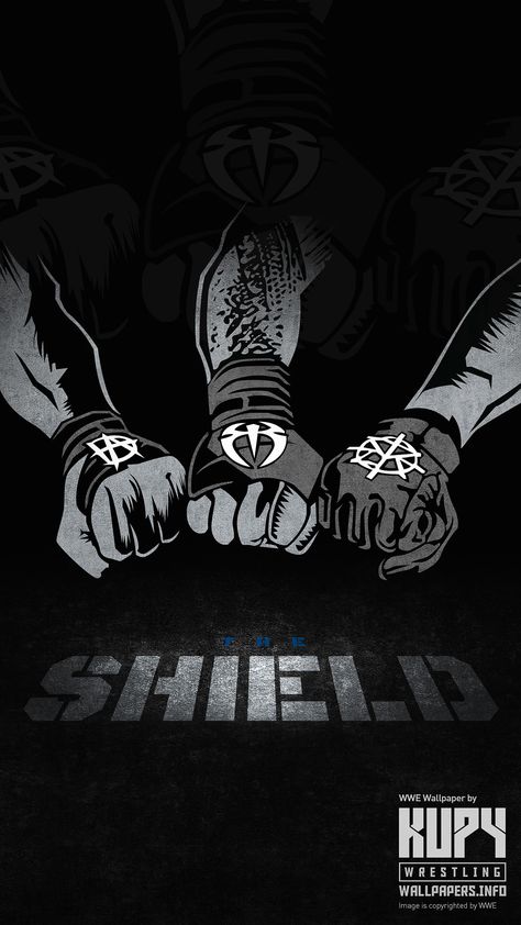 76  Wwe Iphone Wallpapers on WallpaperPlay The Shield, Wwe, Wallpapers, Iphone, White, Black