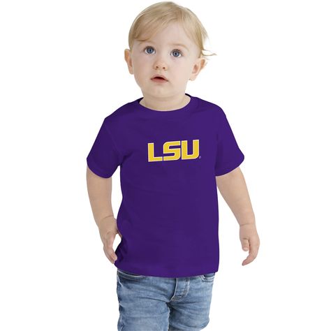 PRICES MAY VARY. OFFICIALLY LICENSED: All of our lsu kids clothes are Officially Licensed and feature the Official Logos and Team Colors PERFECT Toddler NCAA tigers boys t shirt for your little College Football, Basketball, Baseball fan. Sizes include 2T, 3T, 4T and 5T SUPER SOFT AND STYLISH - These soft (100% Cotton ) college shirts for toddlers with a screen printed BIG TEAM LOGO -will soon be your little girl or boy's favorite tshirt to root for their new favorite college team. The Perfect NCAA toddler Tee. We combined a super-soft 100% cotton tee with a classic NCAA BIG LOGO. Makes a great lsu boys birthday gift or back to preschool ncaa boys tshirt and ncaa girls tshirt for your toddler. TODDLER SIZING. UNISEX TEE. sizes include 2T, 3T,4T & 5T Pass the fandom to the newest little fan