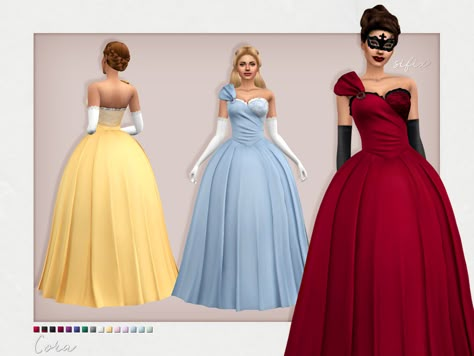 The Sims Resource - Cora Dress Sims Royal, Sims 4 Royal Cc, Sims Lookbook, Sims 4 Royal, Sims 4 Cheats, Cc Clothes, Cc Shopping, Cc Sims4, Clothes Cc